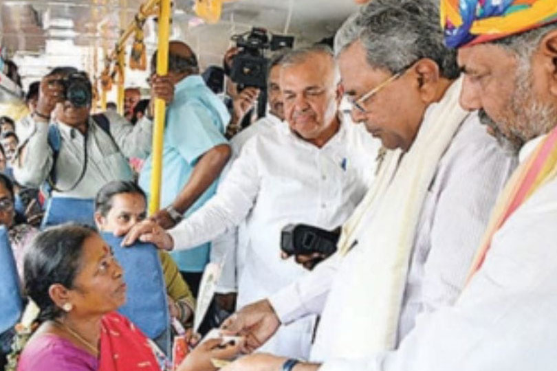 ഗ്യാരണ്ടിയുടെ അധികാരശക്തി:  500 കോടി സൗജന്യ സ്ത്രീ ബസ്സ്‌യാത്രകളുടെ റെക്കോർഡുമായി കർണാടകം